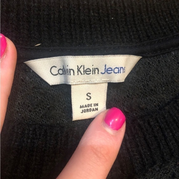 Calvin Klein Jean Women's Crop Top Sweater Size Small - Picture 4 of 4